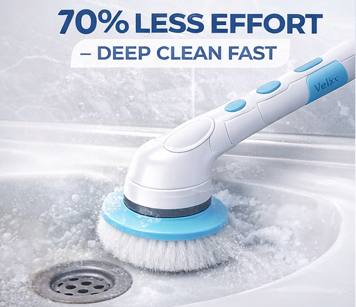 Electric Spin Cleaning Brush – Effortless Deep Cleaning Tool