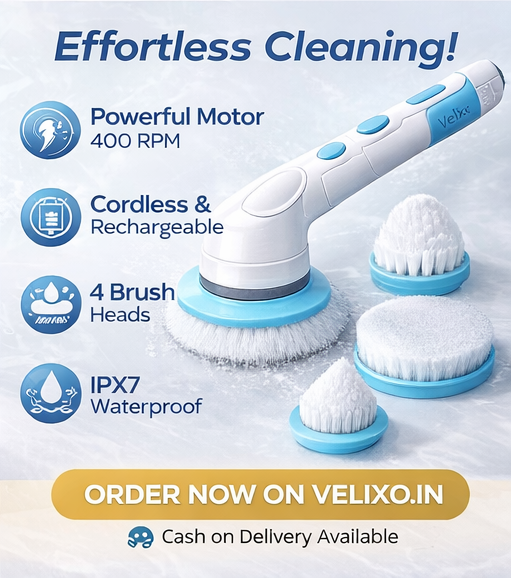 Electric Spin Cleaning Brush – Effortless Deep Cleaning Tool
